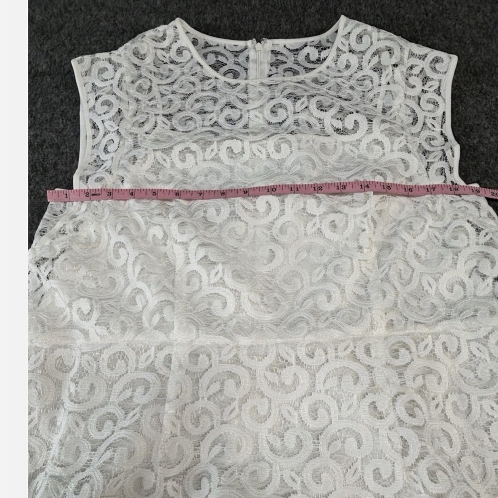 NWoT Nine West Ivory Lace Dress - Picture 4 of 6